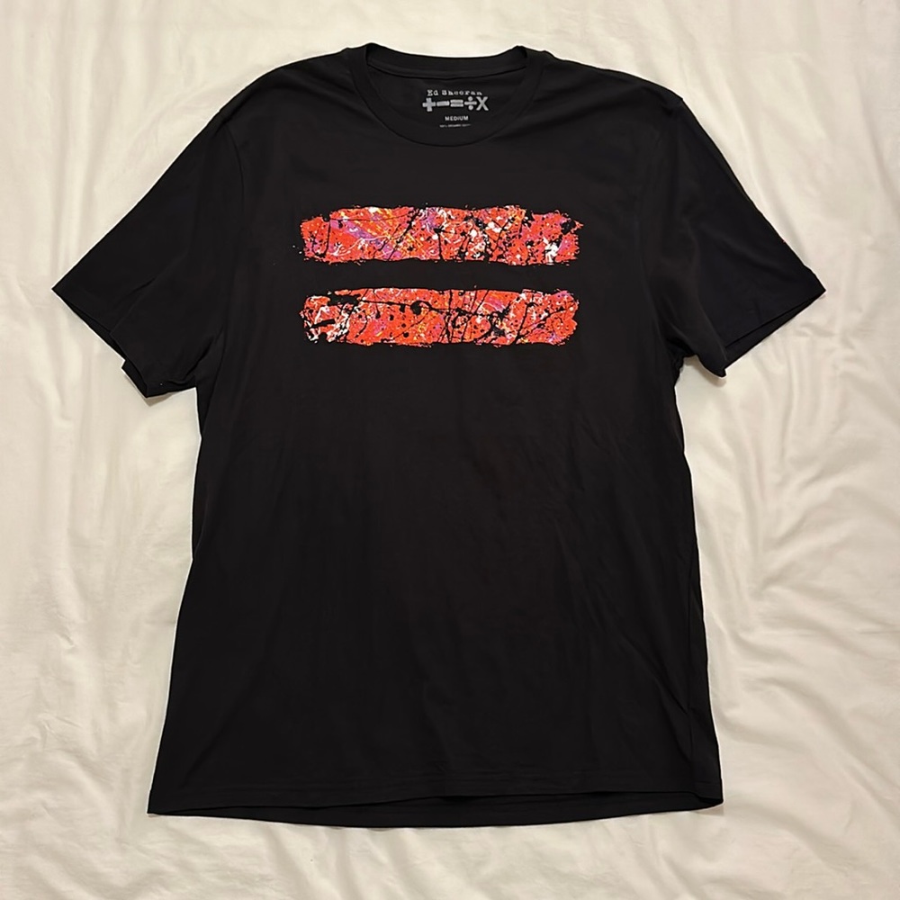 Exclusive Ed Sheeran Unisex = Tour T-shirt (Black, M)